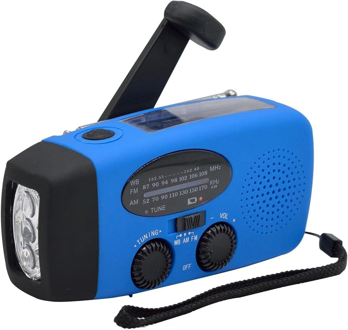 Hand-Crank NOAA Weather Radio / Flashlight Combo