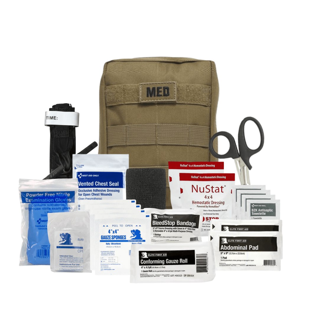 IFAK Trauma Kit (tourniquet, gauze, chest seal)