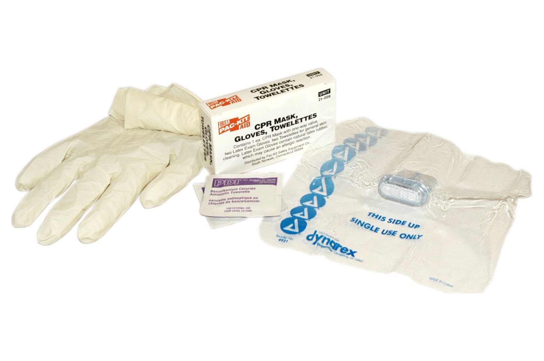 CPR Rescue Kit (mask, gloves, wipes)